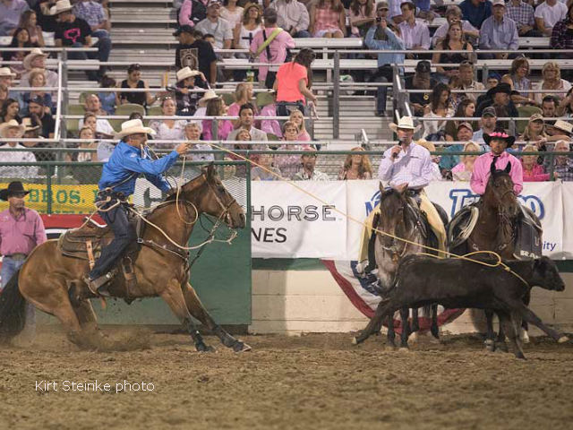 Hunter Herrin stays hot, leads Reno Rodeo